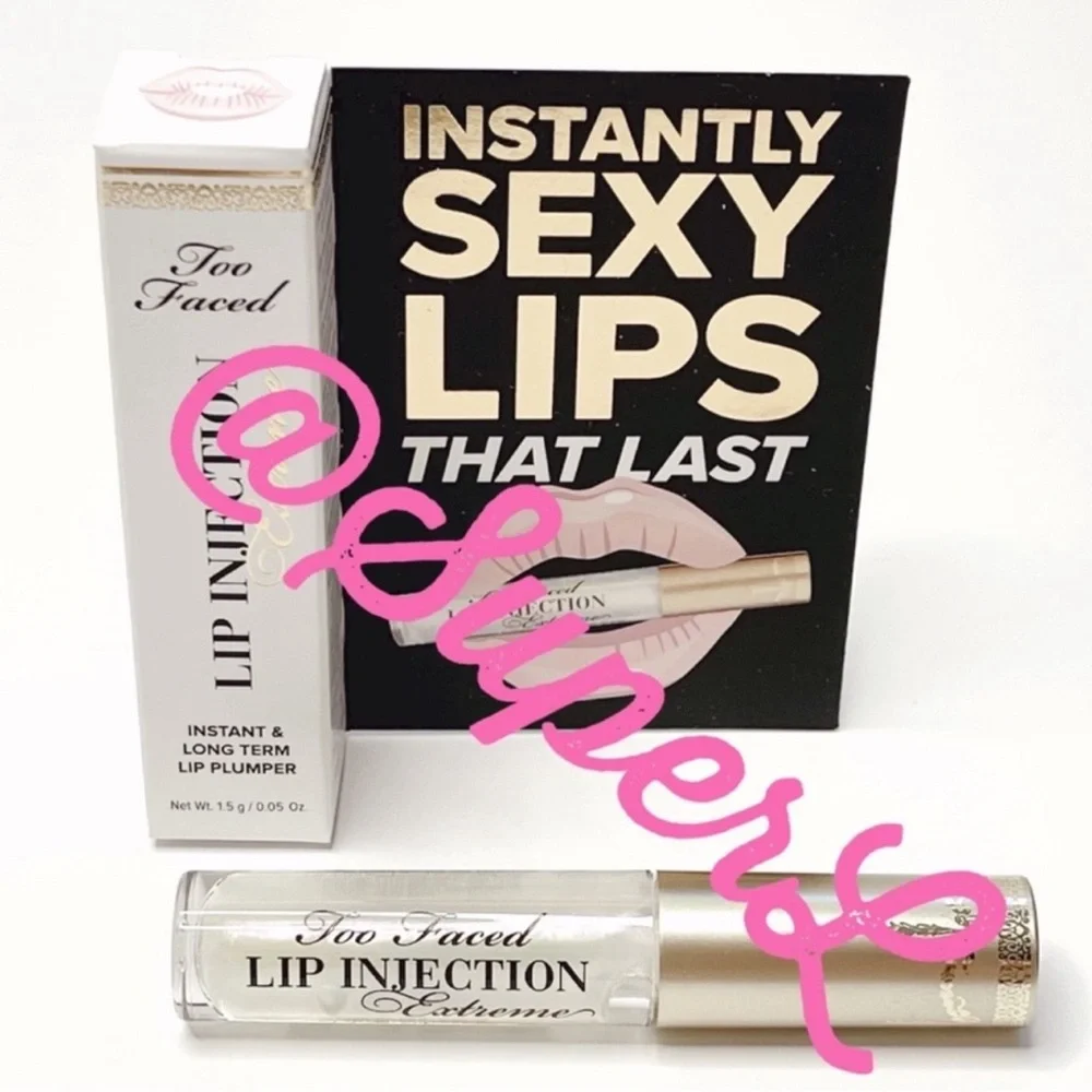 2/$15 NEW Too Faced Lip Injection Extreme Lip Plumper Lipgloss Lipstick Gloss - Picture 5 of 8